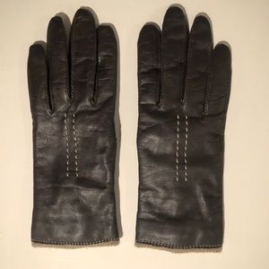 Threshold Dark Brown Leather Gloves